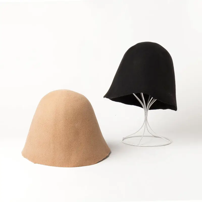 
china high quality cheap blank hoods hat body 100% wool felt hat cone hatbody 