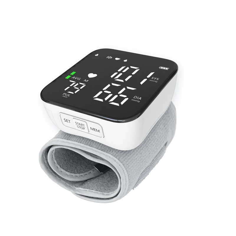 Accu Chek Tensiometro Baumanometro Heart Rate Monitor Smart Wrist Blood Pressure Machine For Hospital