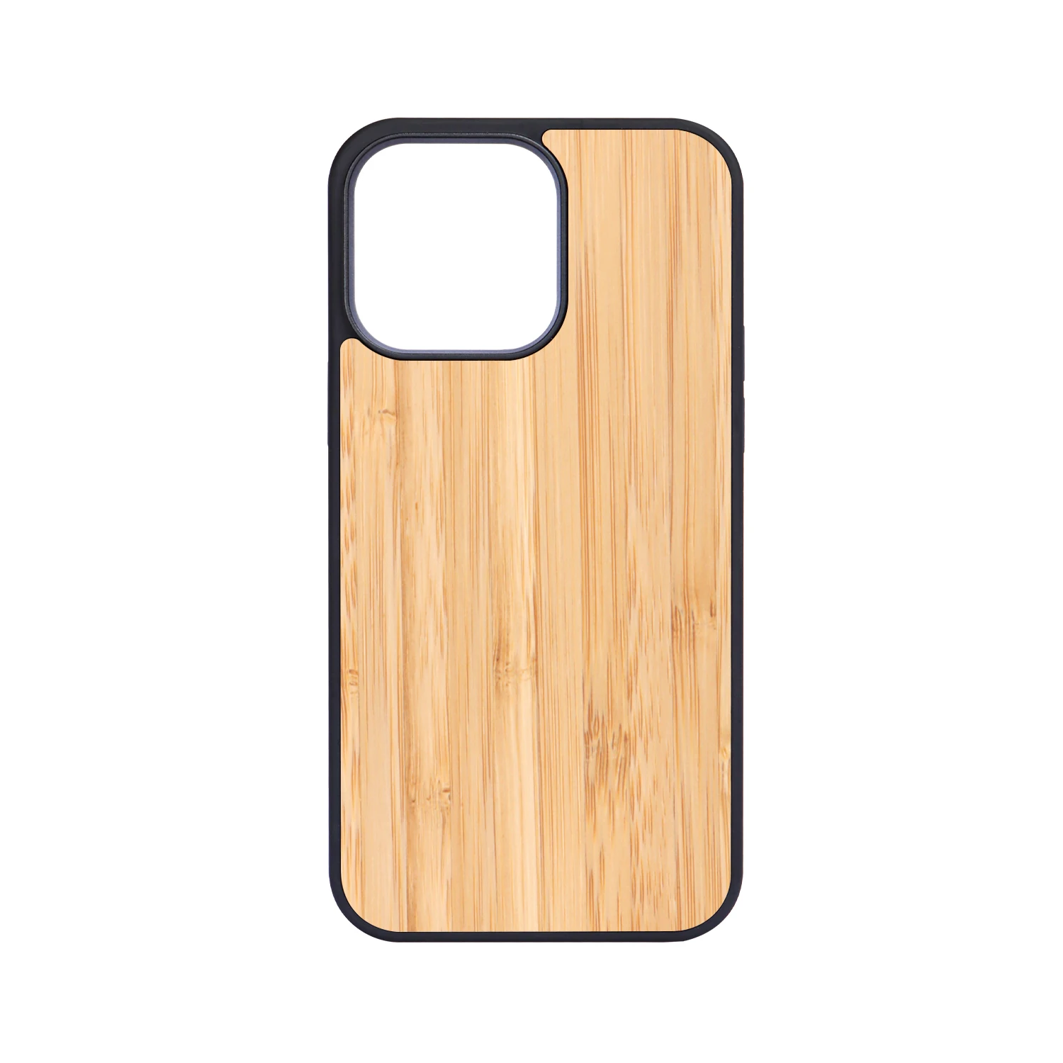 Carcasa De Telefono TPU PC Hard Back Cover Laser Designs Logo Bamboo Wooden Case For iPhone 14  Pro Max Case Wood Phone Case