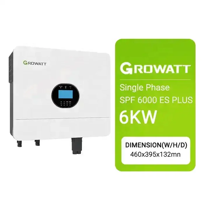 Гроуатт Wi-Fi/Gprs дистанционный мониторинг Spf 6000 Es плюс Growatt солнечный инвертор Гибридный автономный для домашней солнечной системы