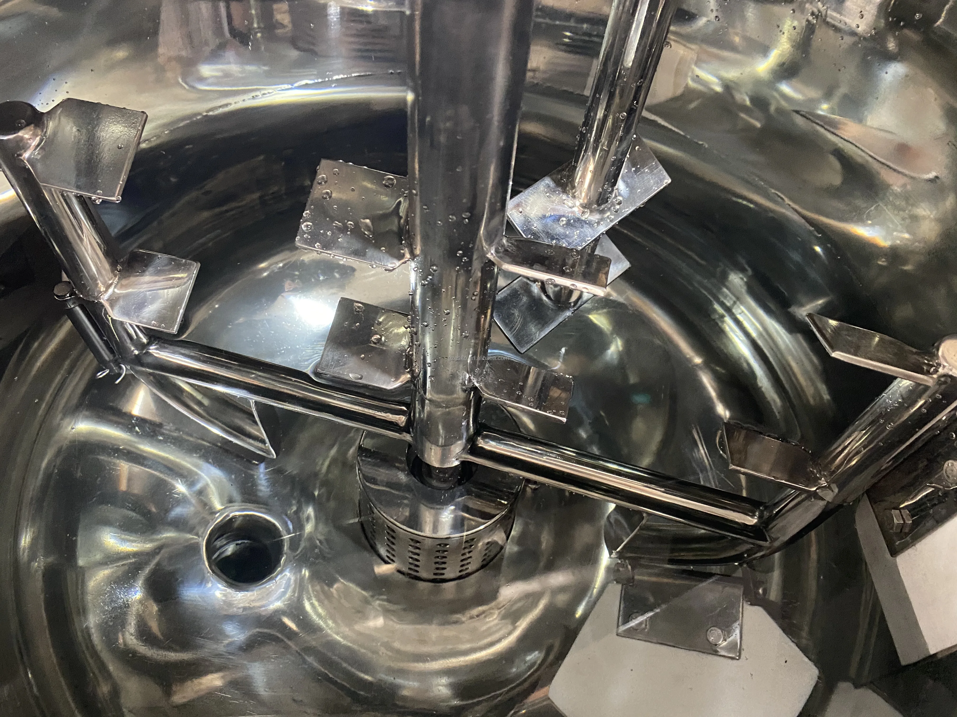 ESKO Cosmetic Hair Shampoo Making Machine Detergent Liquid Soap Mixer Homogenizer Mixing Tank