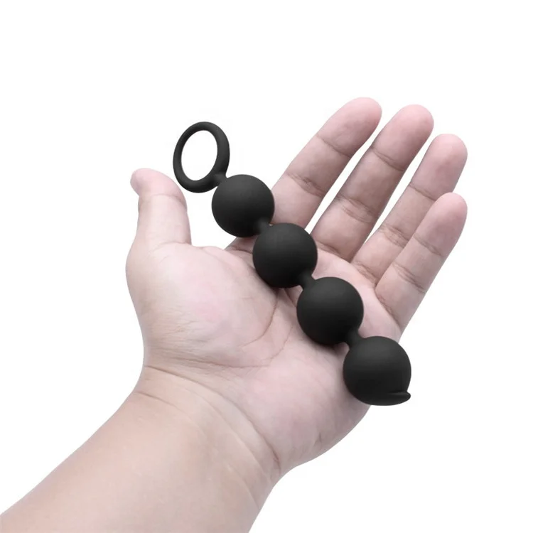 Big Anal Balls For Woman Men Big Butt Plug Silicone Anal Beads with Pull Ring