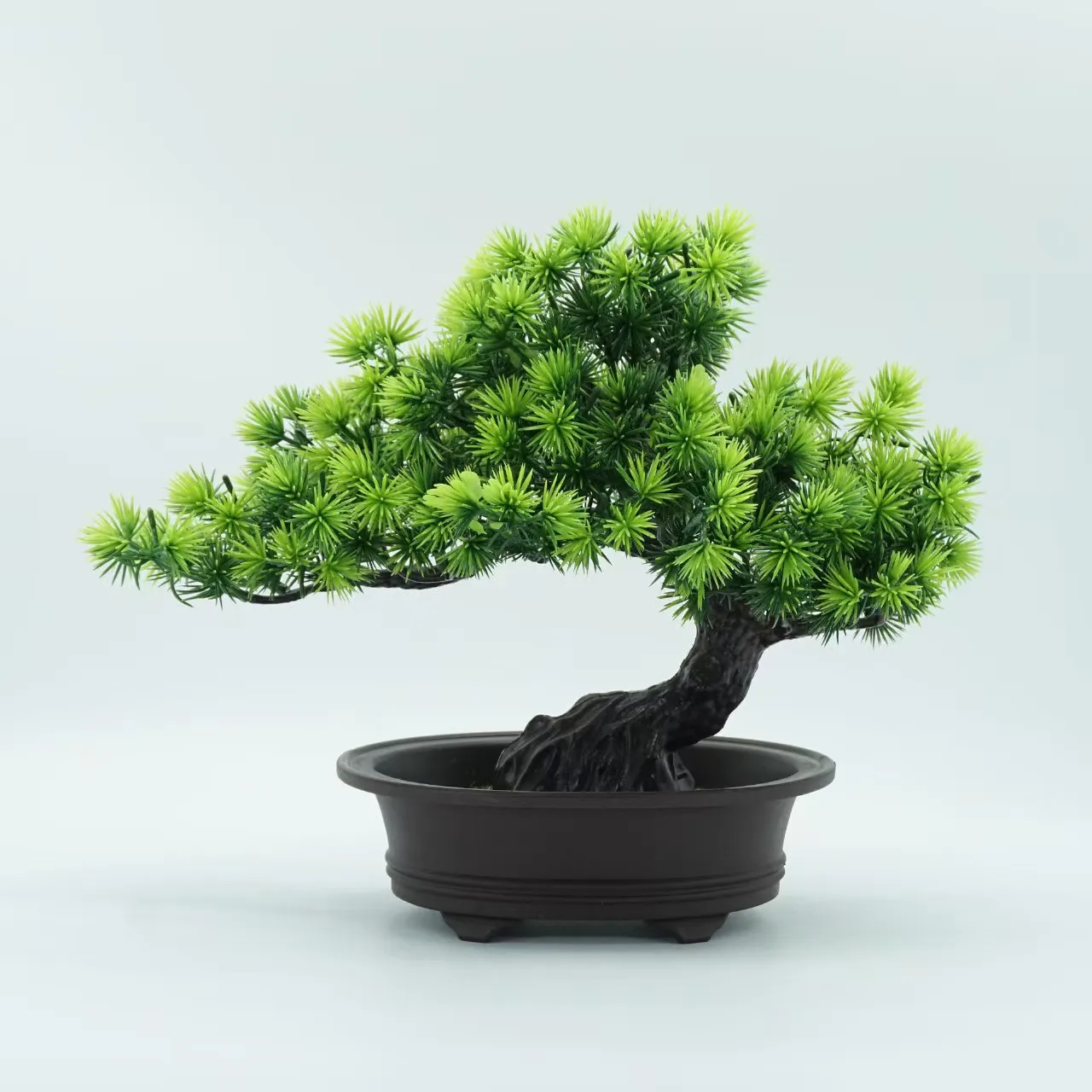 Wholesale New Longevity Pine Bonsai Decoration Artificial Flowers Tree for Wine Cabinet Home Desktop Welcome