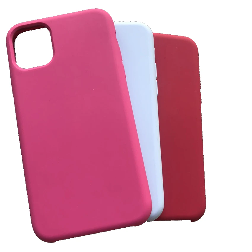 Silicone Rubber Mobile Phone Case for iPhone X, 7, 8 Plus Original Official Silicone Case With/Without Logo