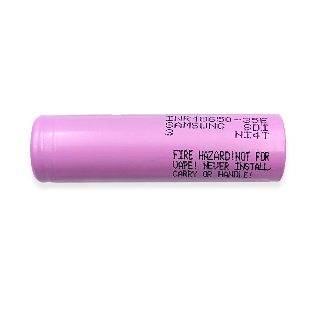 Original INR18650 35E 3500mAh 18650 Battery 3.6V  3500mAh 35E battery in lithium ion battery cell lithium 18650 35e