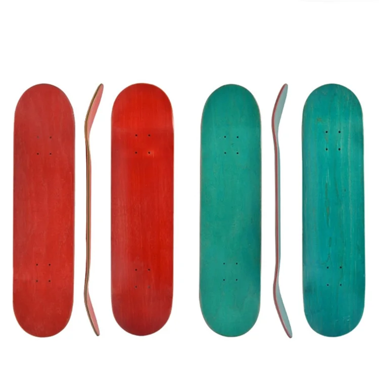 Custom Pro Quality 100% Canadian Material Blank Skateboard Deck In Various Size And Concave