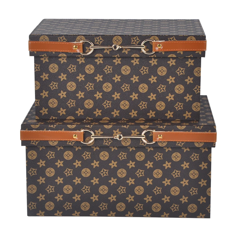 YXJJ 2022 new Home Decorative Storage Steel Metal Trunk Box With Lock