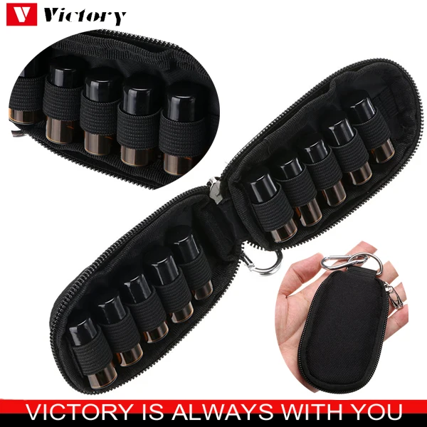 Polyester Material and Bag Essential Oil Key Chain pouch bag cosmetic essential oil keychain carrying