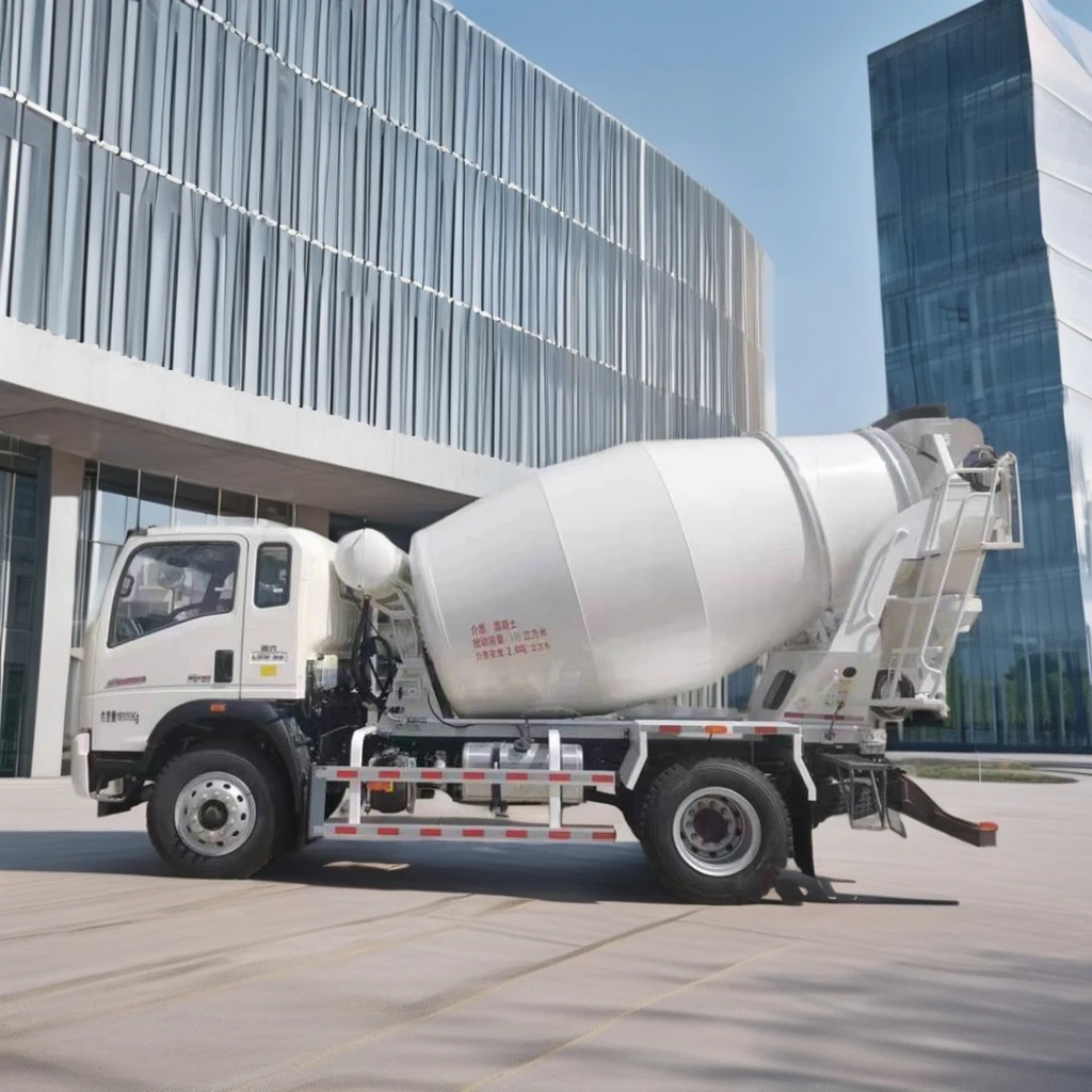 Sinotruk HOWO 4*2 Left Hand Drive 160HP Diesel 4/6/8cbm Capacity Construction Concrete Mixer Truck