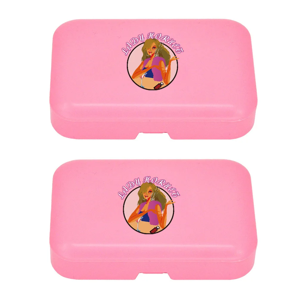 HEMPACKA Smoking Accessories Lady Hornet Dry Herb Tobacco Box Plastic Weed Stash Box