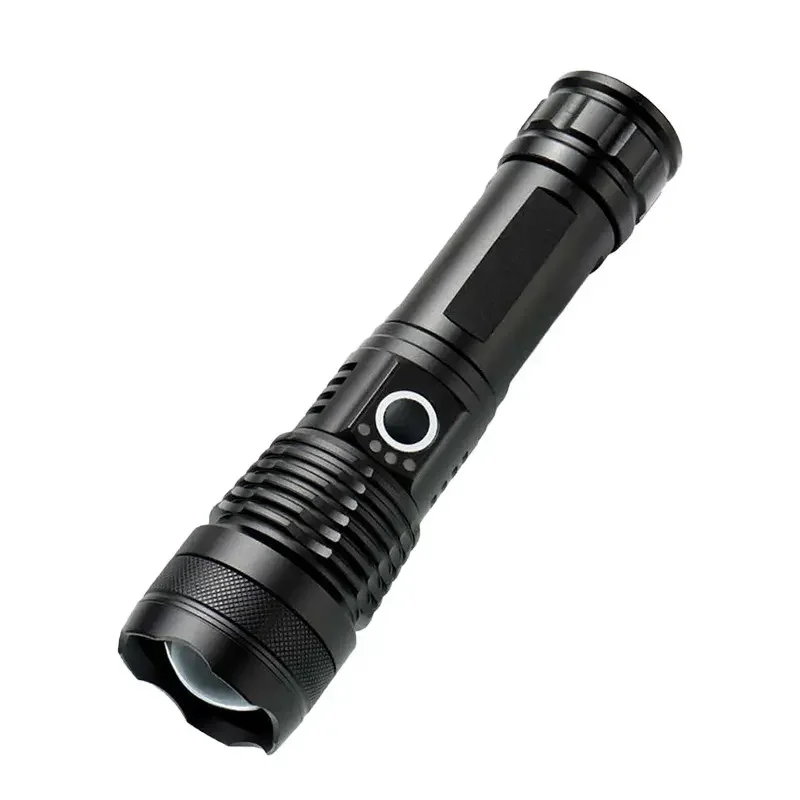 Powerful Outdoor Camping Zoom Flash Light Tactical USB Rechargeable xhp70 xhp50 Led Flashlights