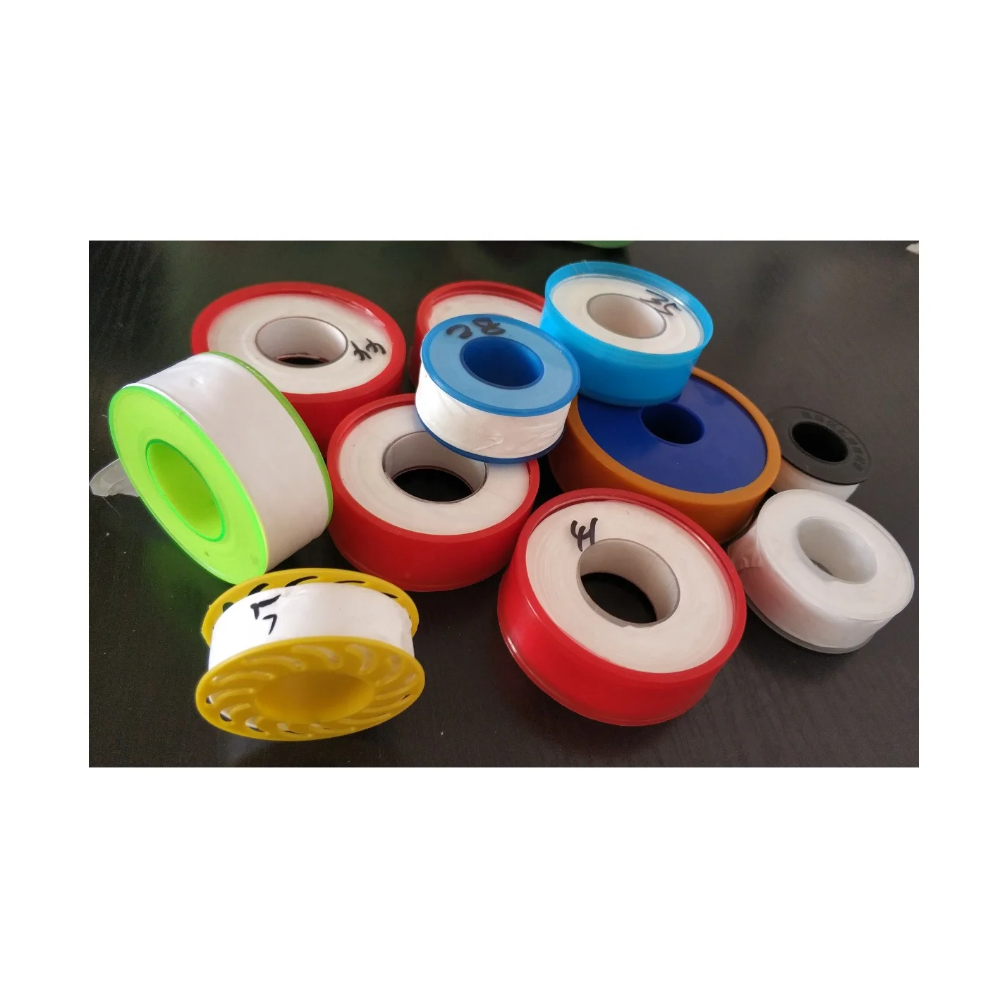 Customized Color Size and Logo PTFE Thread Seal Tape strong and tight seal for Pipe Fitting Seal Ring Pump Sealant