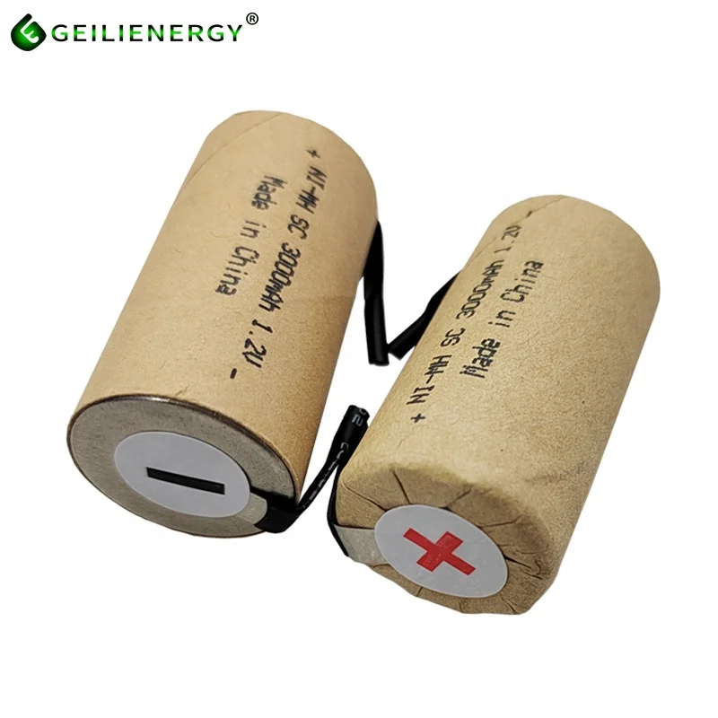 2024 hot sale sc 1.2v 3000mah nickel metal hydride 3.6Wh nimh batteries