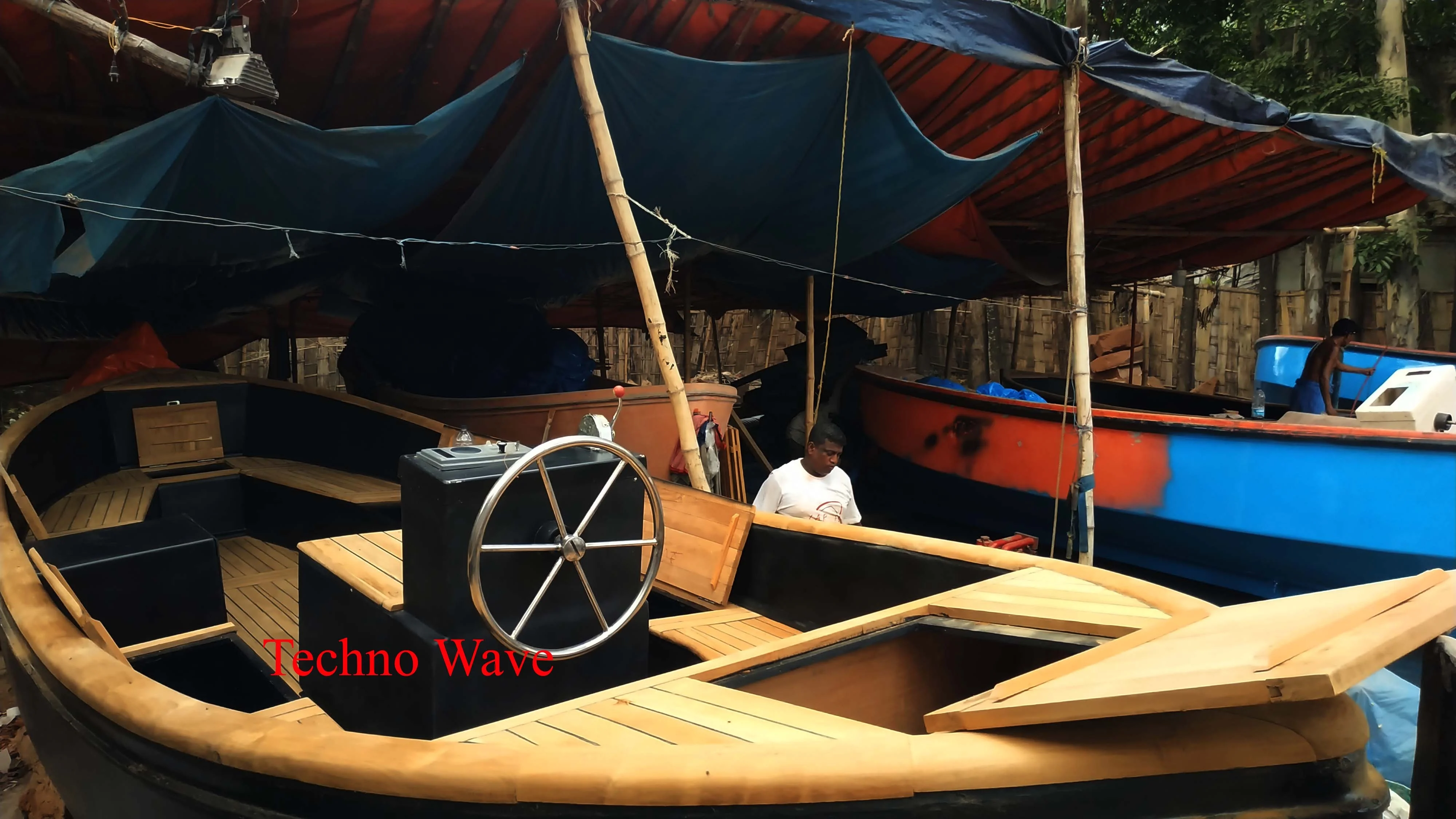 
Sloep High Quality Teak wooden design luxury boat 