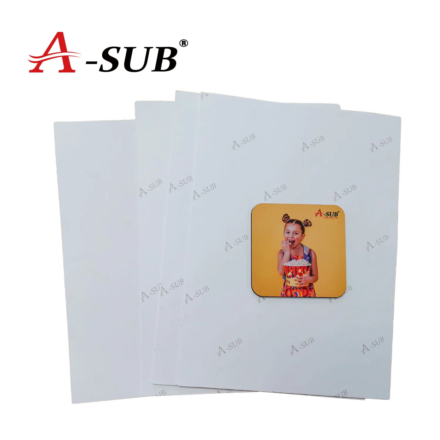 125gsm A-sub Instant Dry Flat Sublimation Paper,  White Sublimation Transfer Paper for Textiles