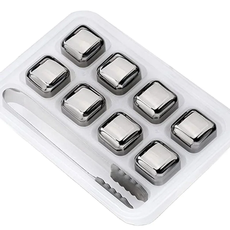 Кубики льда охлаждающие камни для виски металлический кубик многоразовая нержавеющая сталь 1 шт. аксессуары бара устойчивые умные часы Z6 Q19