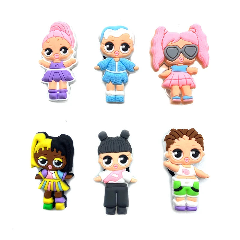 Wholesale croc shoe charms eSports figures Shoe Decoration for croc Buckle Kids Gift