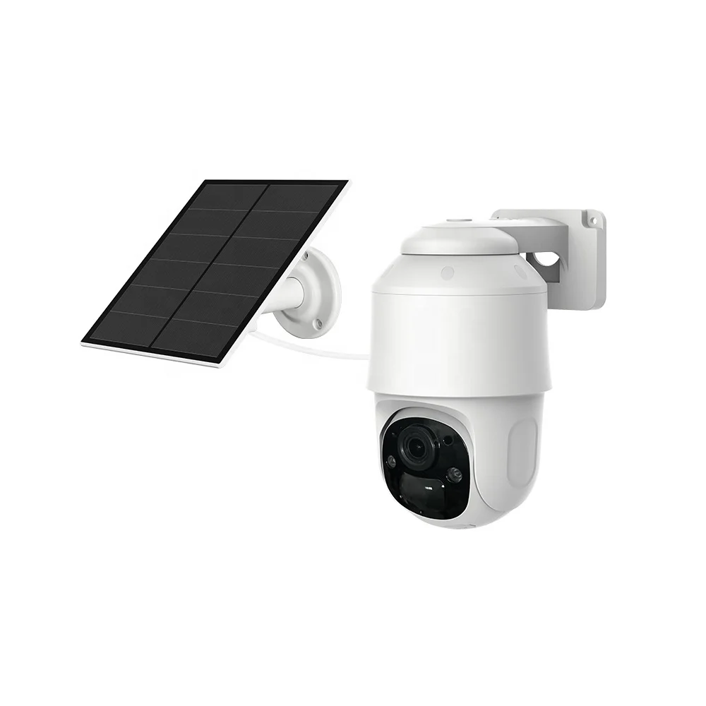 Jortan 4MP camhipro Ptz wifi low power Solar Camera 360 Degree Rotate Outdoor IP66 Waterproof cctv network ip camera
