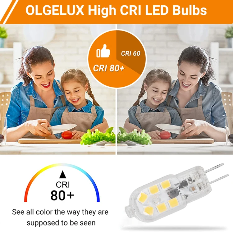 Chinese factory G4 LED 12V 1.5W LED bulb working light high brightness,no stroboscopic low power consumption energy saving bule