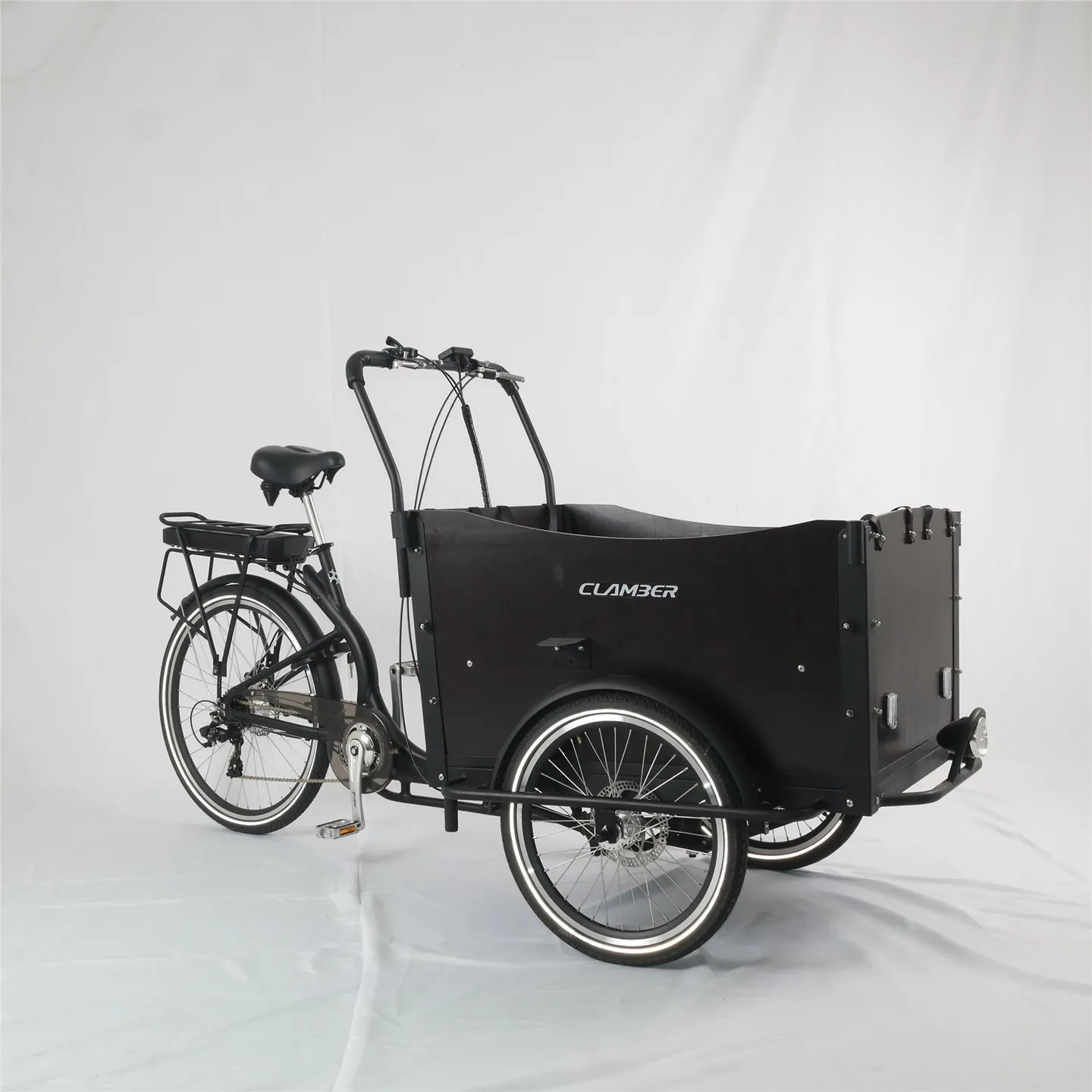 Classic three wheel family electric cargo bike/transport bike for sale