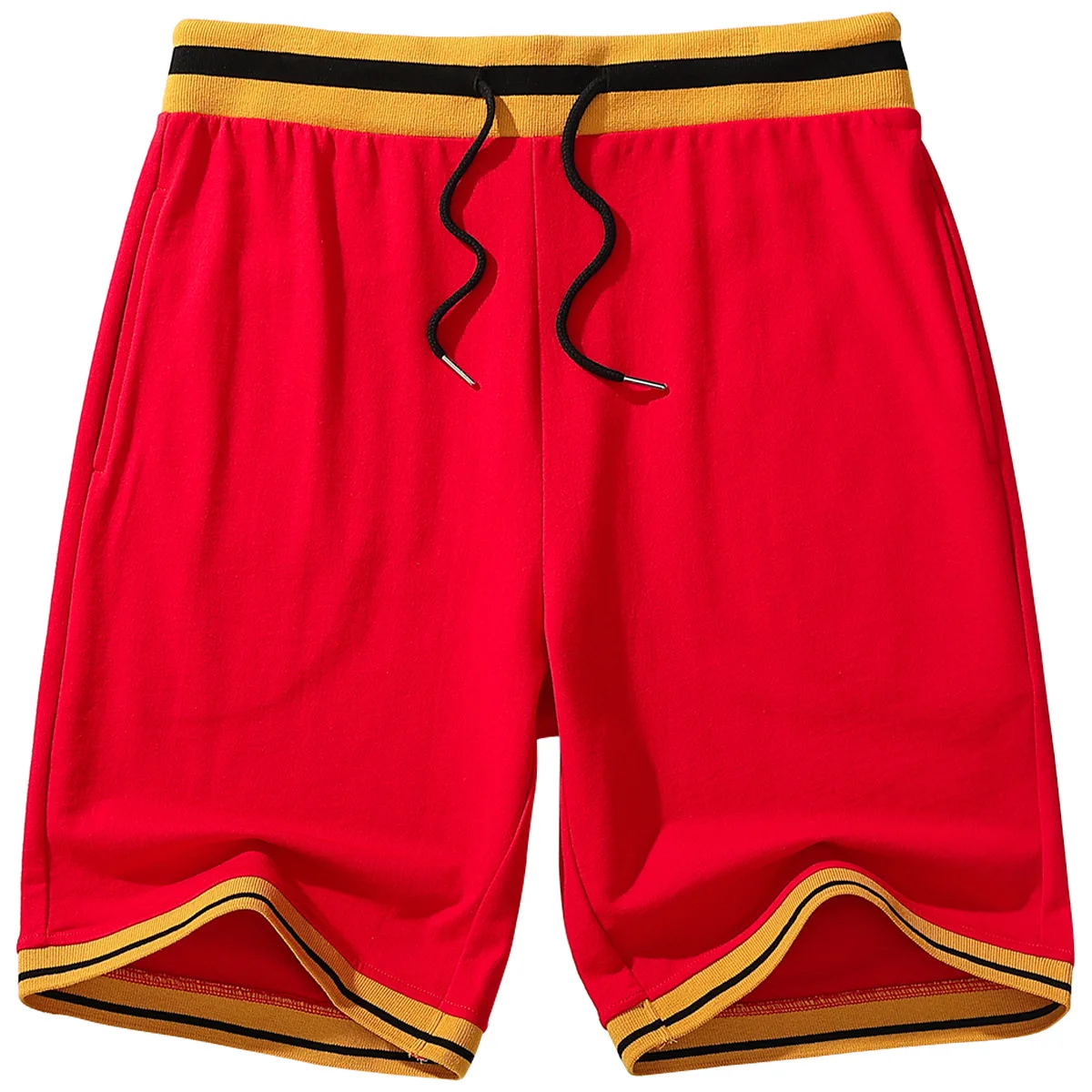 Vintage Stripe 100% Cotton Fashion Colorful Custom Beach Basketball Shorts Mens