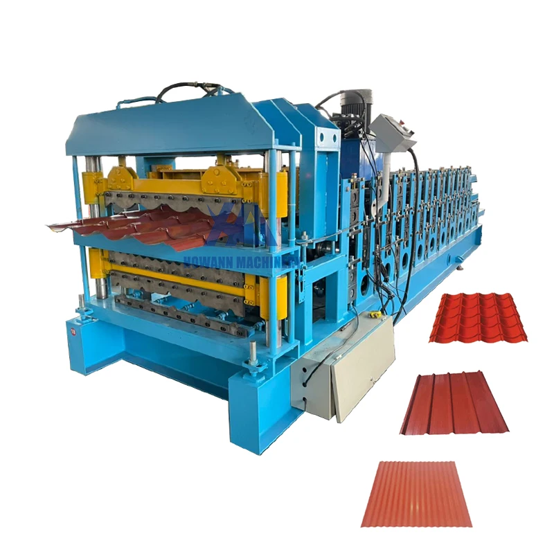 Hot Selling IBR Trapezoidal Roof Sheet Making Machine Three layer roll forming machine