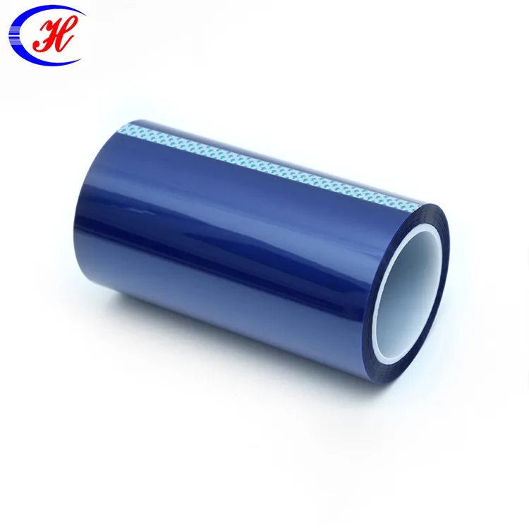 Manufacturer Silicone Adhesive High Temperature Blue Polyester Tape No Residue