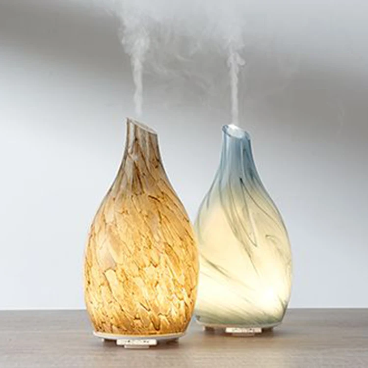 OEM Glass Electric Essential Oils Aromatherapy Diffuser 100ml For Scent Ultrasonic Mist Air Humidifier