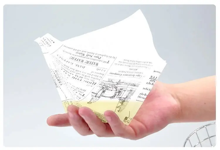 
wholesale custom food grade printed burger wrapping paper for burger wrap 