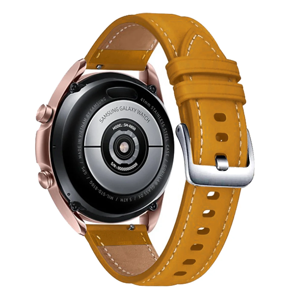 Кожаный ремешок для Samsung Galaxy Watch 3 45 мм 41