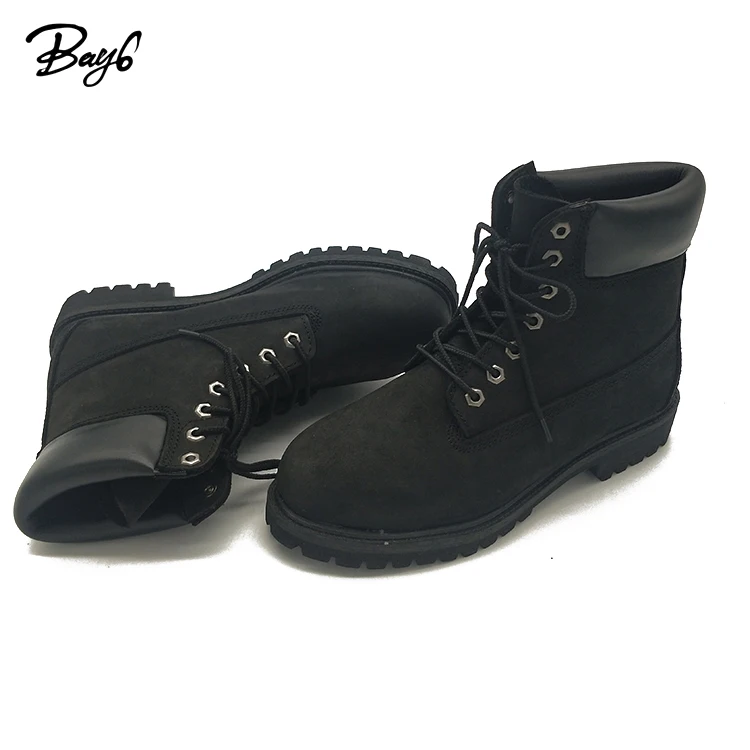 Whosale Nubuck Leather Platform Outdoor Goodyear Welt Man Boots