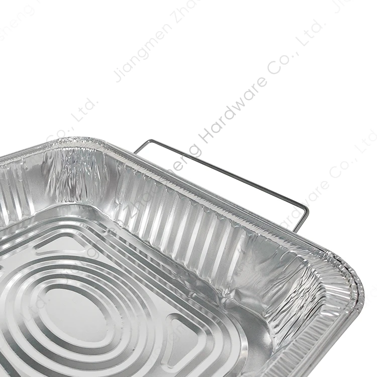 1/2 Half Size Disposable Wire Chafing Rack with Aluminum Pan and Spoon