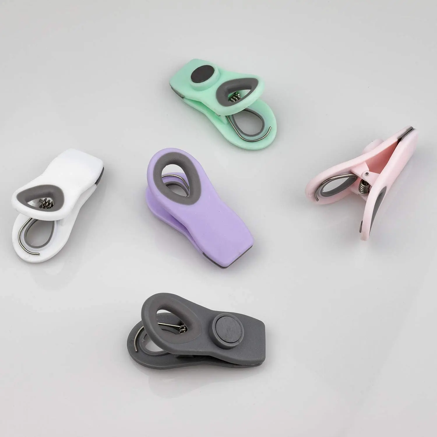  Kitchen gadget food bag clip plastic clips Magnetic Chip Clips for snack