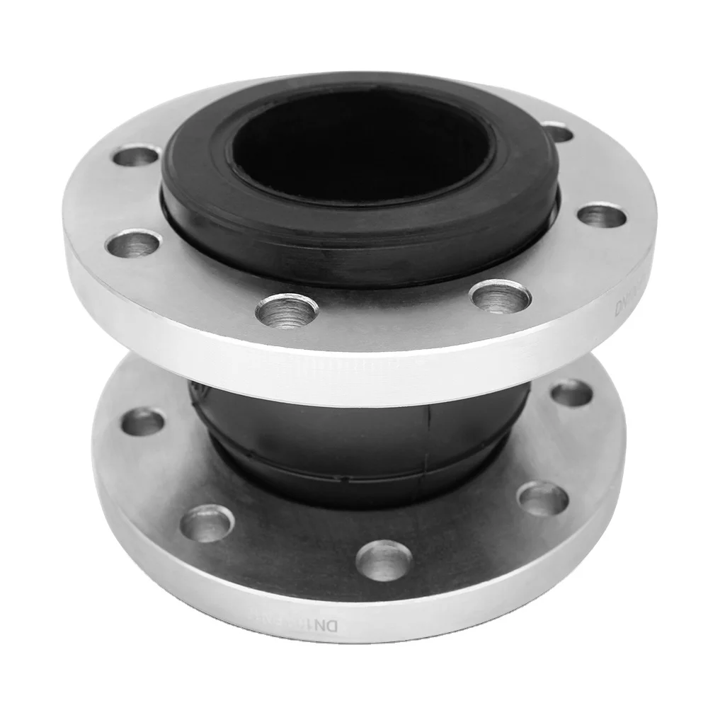 DIN PN16 DN65 DN80 углеродистая сталь оцинкованная NR мягкое соединение амортизирующая гибкая труба компенсатор резиновое соединение