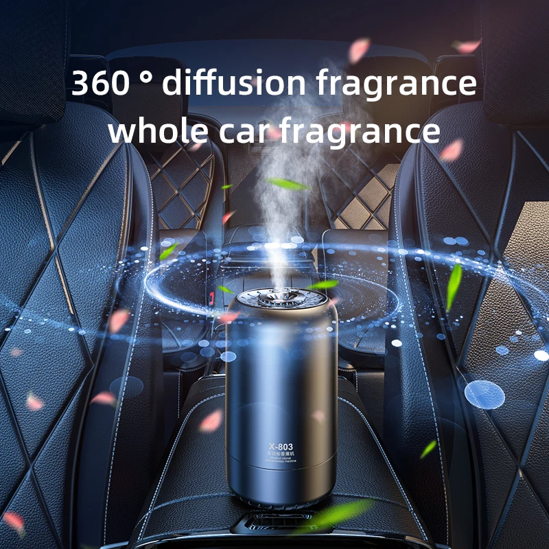 2023 new USB Aroma Oil Diffuser  led light cool mist Air Fresheners AI Breathing Light Car Diffuser Mute gifts for men