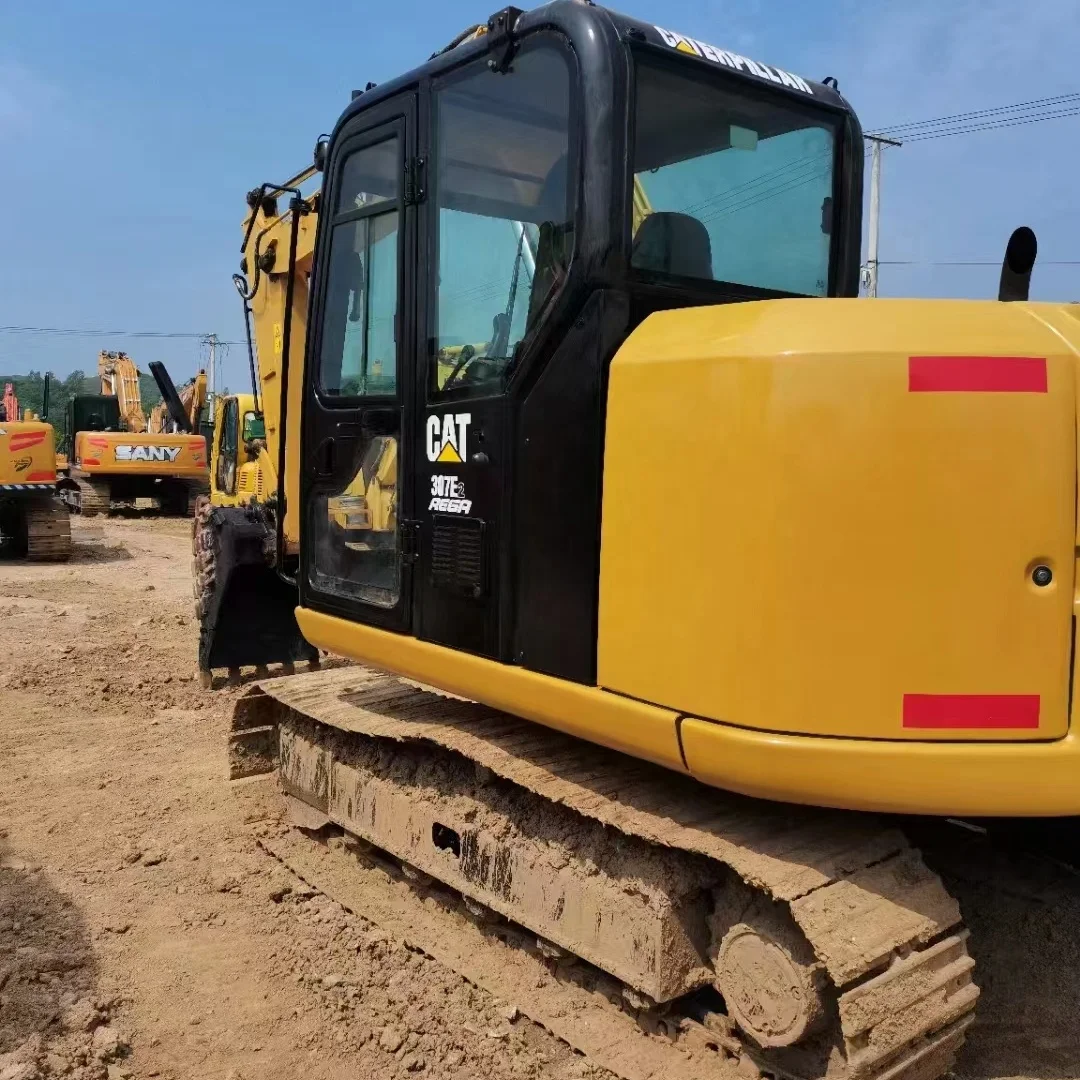 Высококачественный высококачественный подержанный экскаватор Cat 307e Подержанный мини-экскаватор хорошего состояния Mini б/у 2