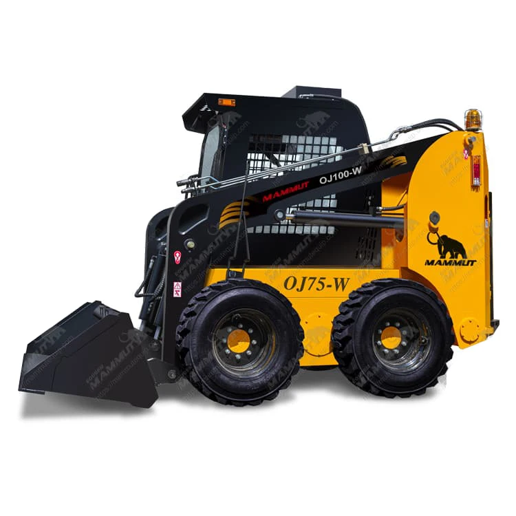 Skid steer loader 1050kg load capacity OJ75-W brand new Mini skid steer loader with good Euro 5 tier 4 engine for sale