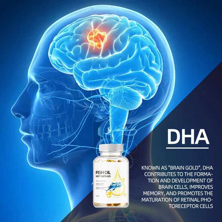 Brain Capsule Nootropics Boost Vitamin B12  Improve Memory Or Sleep Enhance Focus Fish oil