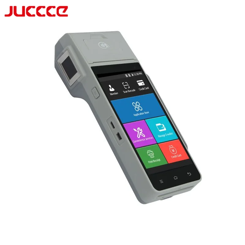 mini android nfc tablet waterproof smart devices payment 58mm 80mm handheld mobile pos terminal machine device