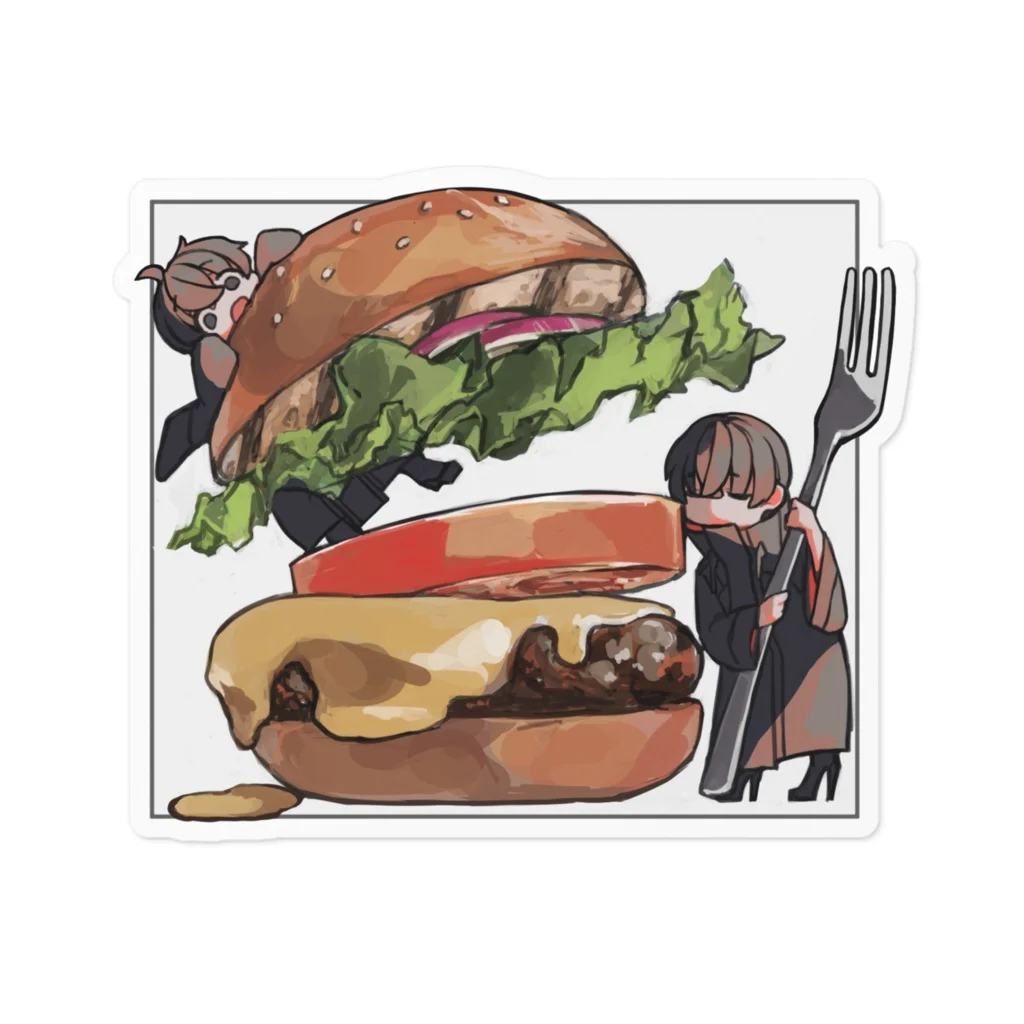 
Japanese anime High quality Original custom stickers decals designed by the artist 