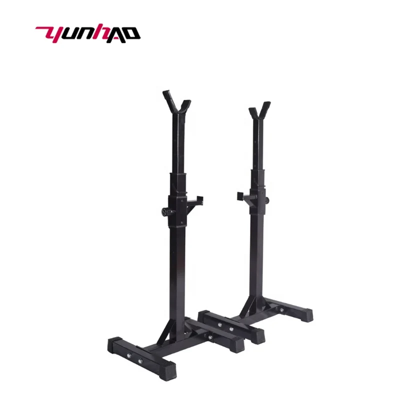YunCheng Hot Sale Adjustable Height Portable Dumbbell Racks Sturdy Steel Squat Rack For Strength Training