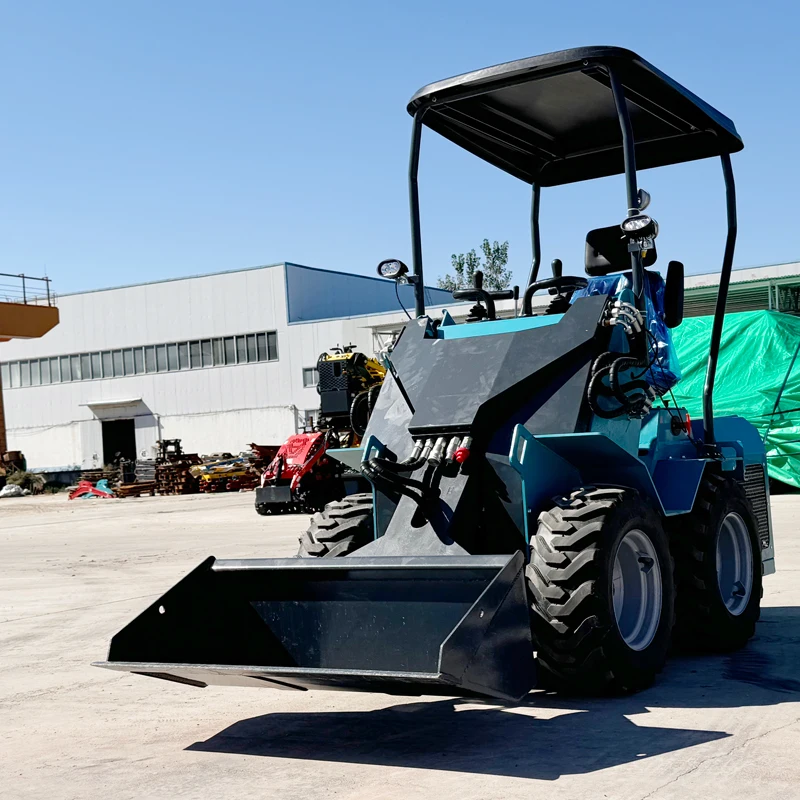 Good Quality Mini Skid Loader Skid Steer Loader Manufacturers Chinese Wheel Mini Skid Steer Loader with seat  For Sale
