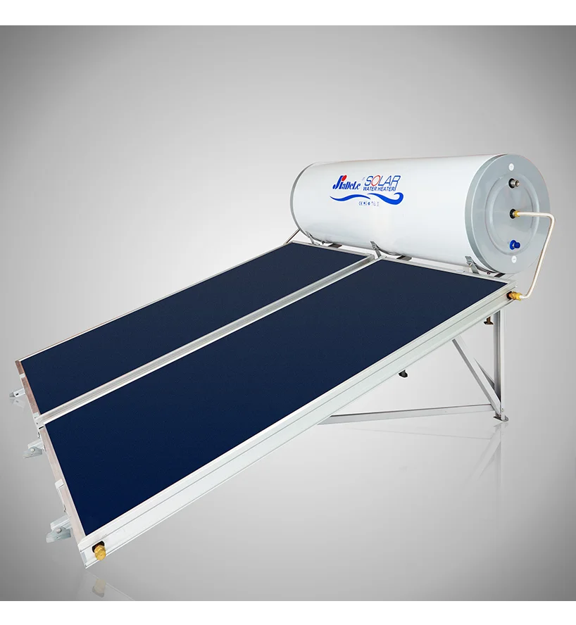 China Manufacturer High Effciency Solar Flat Plate Thermal Collector Hot Water System Chauffe Eau Solaire 300L Boiler Geyser