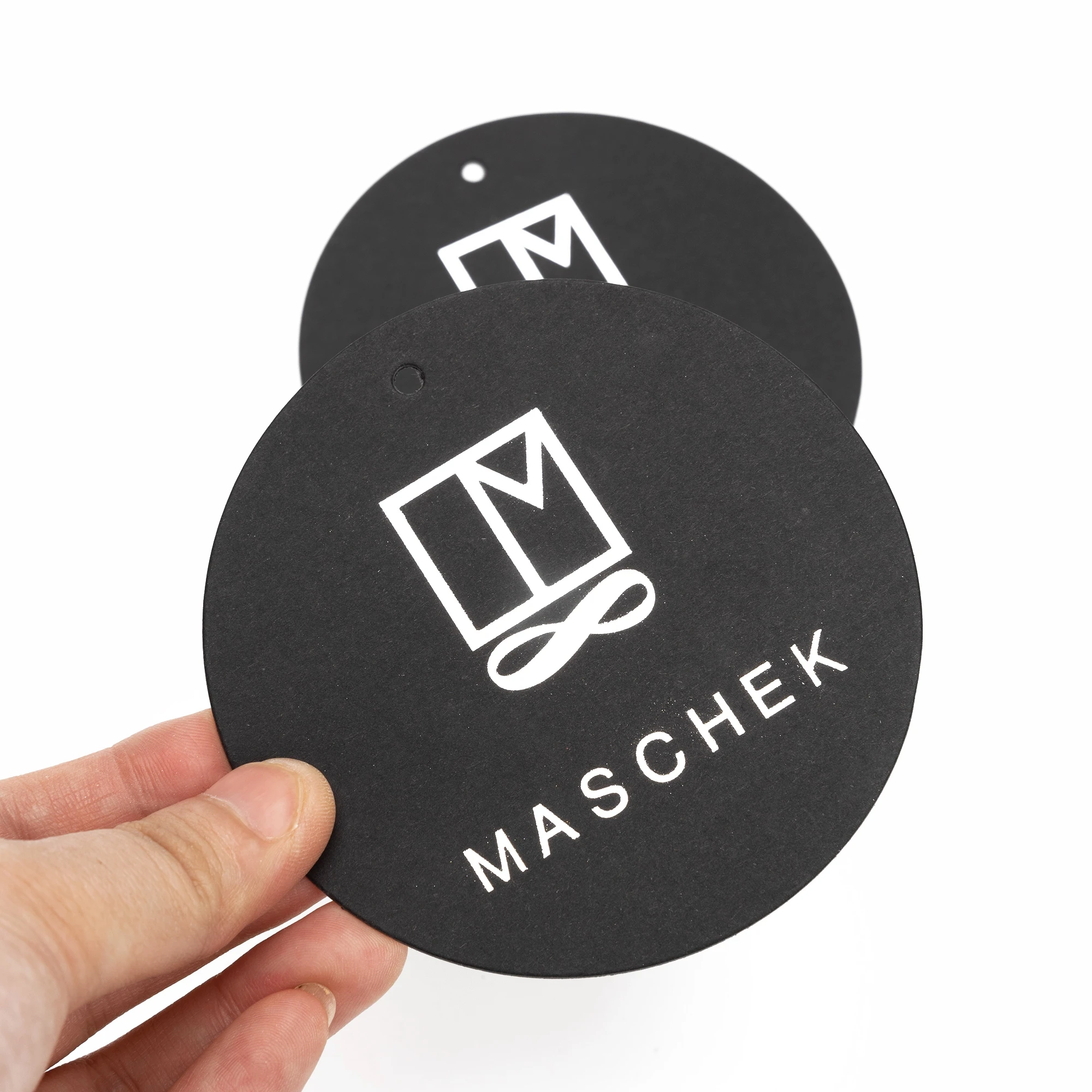 Custom Fashion Clothing Swing Tags Cardboard Swing Tickets Blank For Garment