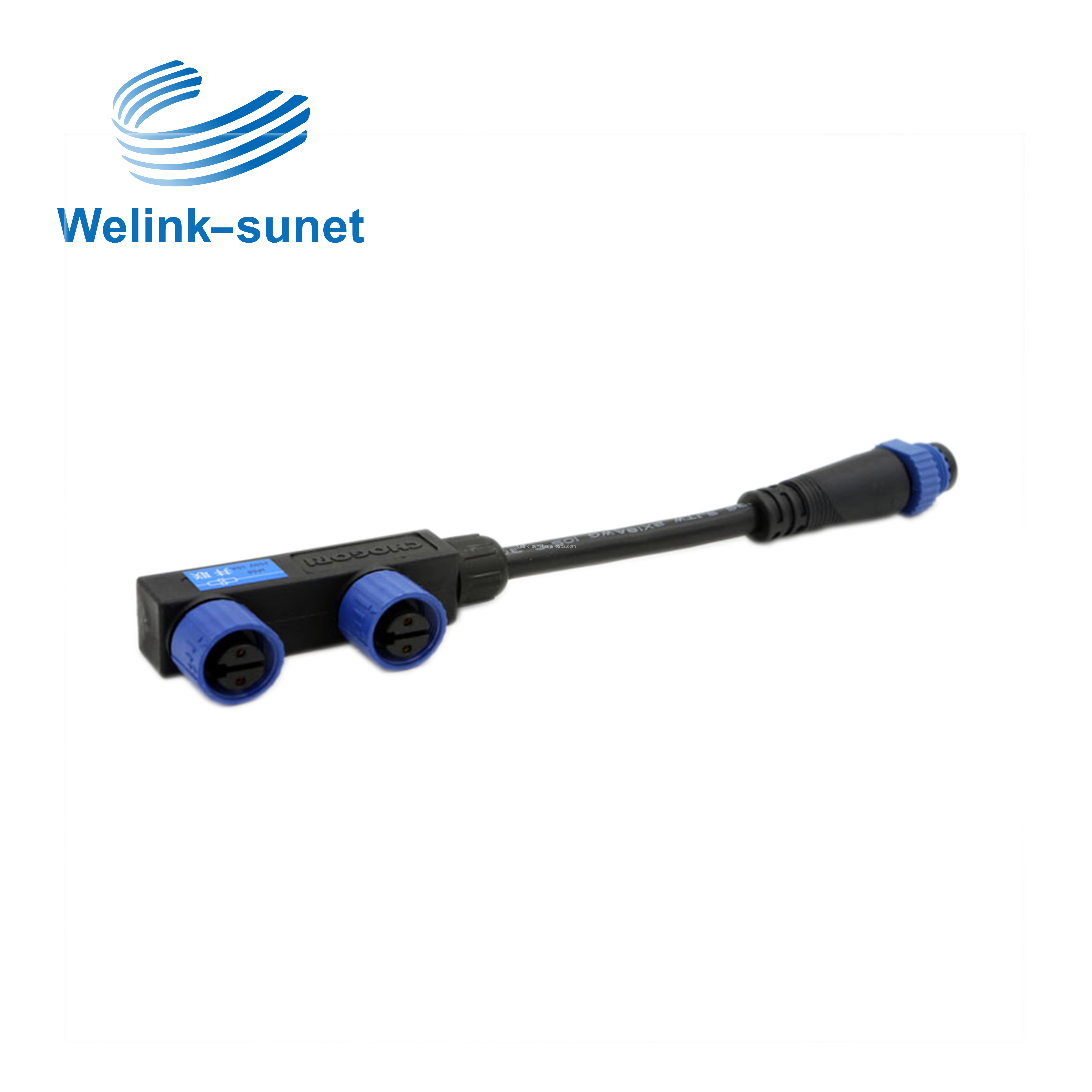 Винт типа штамповочный контакт IP67 женский M15 LED водонепроницаемый разъем для уличного освещения