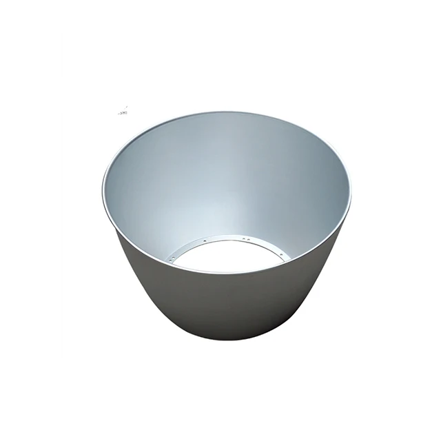 Customized  high power outdoor high bay gym garden  stadium light reflector metal spinning lampshade