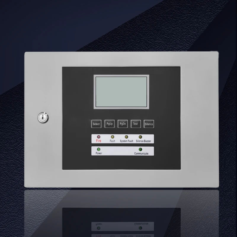Lcd Display Repeater Addressable Remote Fire Alarm Panel