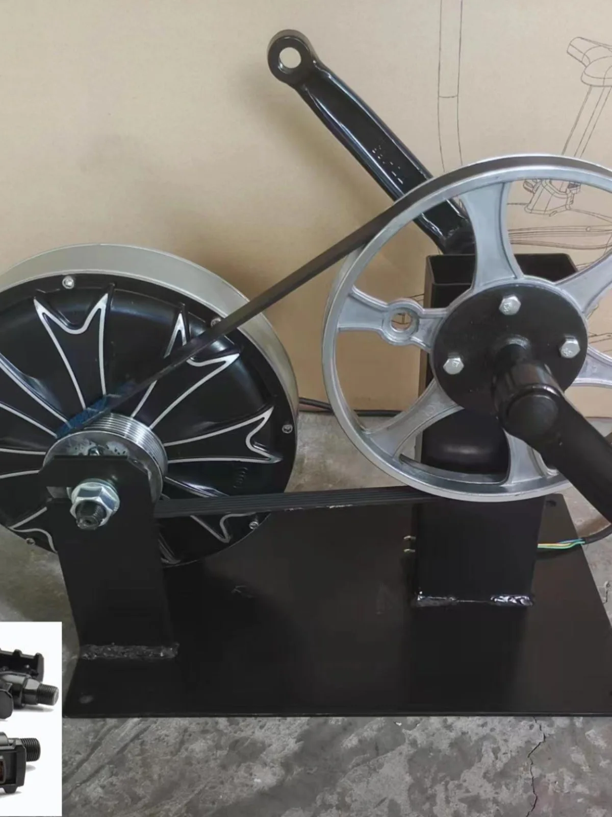 300W Bicycle Dynamo generator 12VDC 220v AC output to power bank, LED,Power Supply,home fitness exercise bike generate