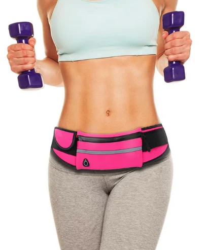 Wholesale Portable Outdoor Sport Waist Bag Phone Belt For Gym Travel Hiking Sport Running Sport Bag With Pocket For Ladies