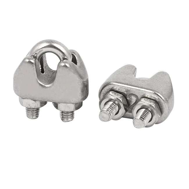 Wire Rope Clamps Stainless Steel Clips Polished for Lifting